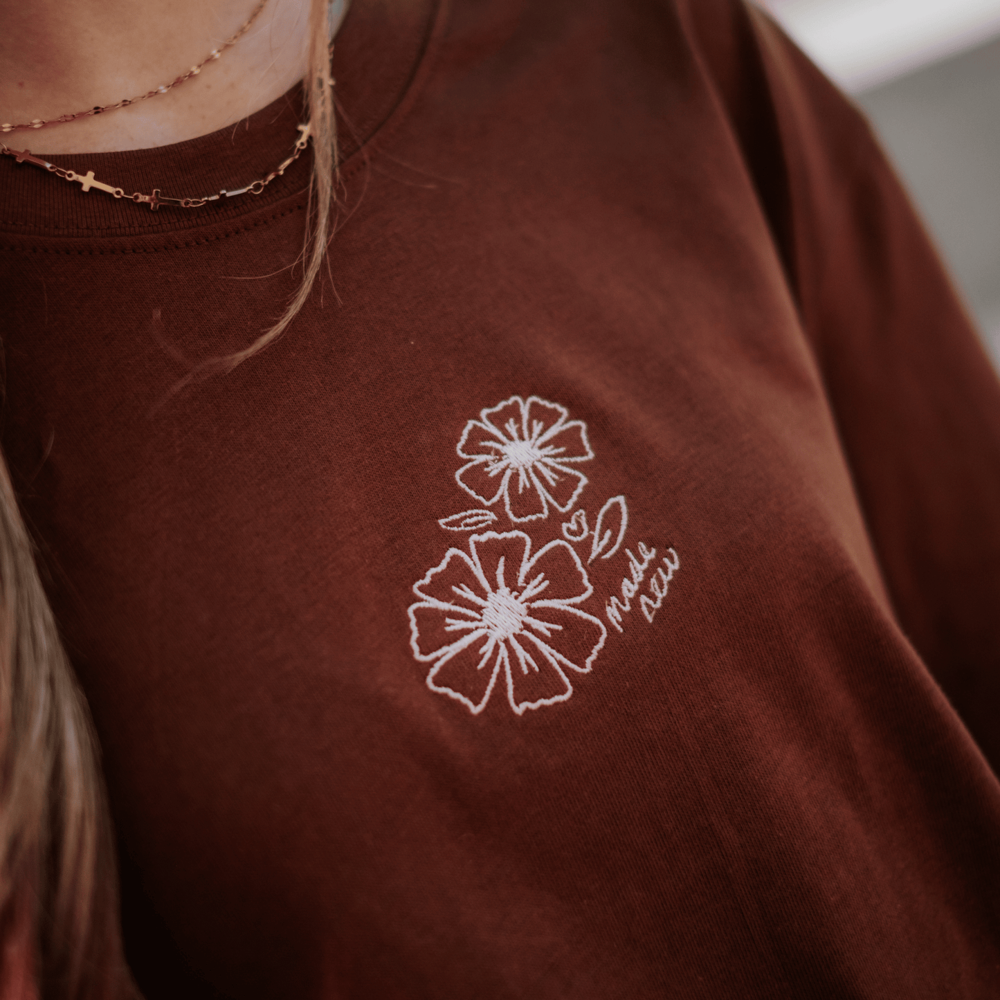 Female T-Shirt - MADE NEW FLOWER