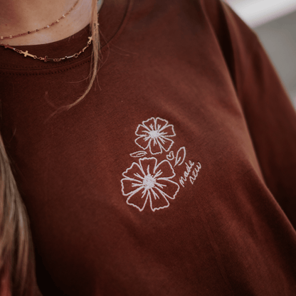Female T-Shirt - MADE NEW FLOWER
