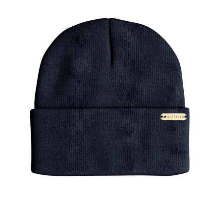 Ribbed Beanie - Navy